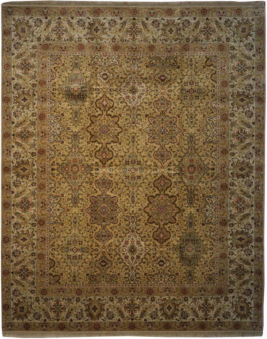 8' 1" x 10' 1" India Agra Rug image 0