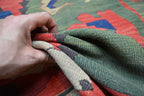 6' 0" x 9' 0" India Kilim Rug image 11