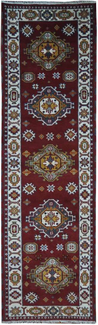 2' 7" x 9' 8" India Kazak Runner image 0