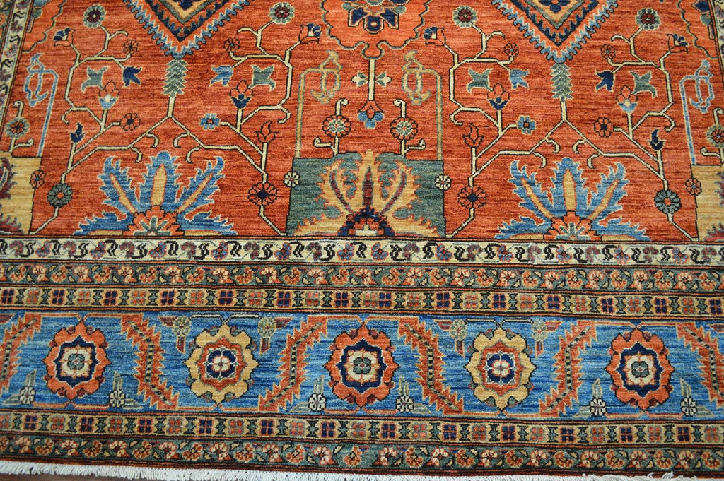 8' 3" x 10' 8" Pakistan Serapi Rug image 6