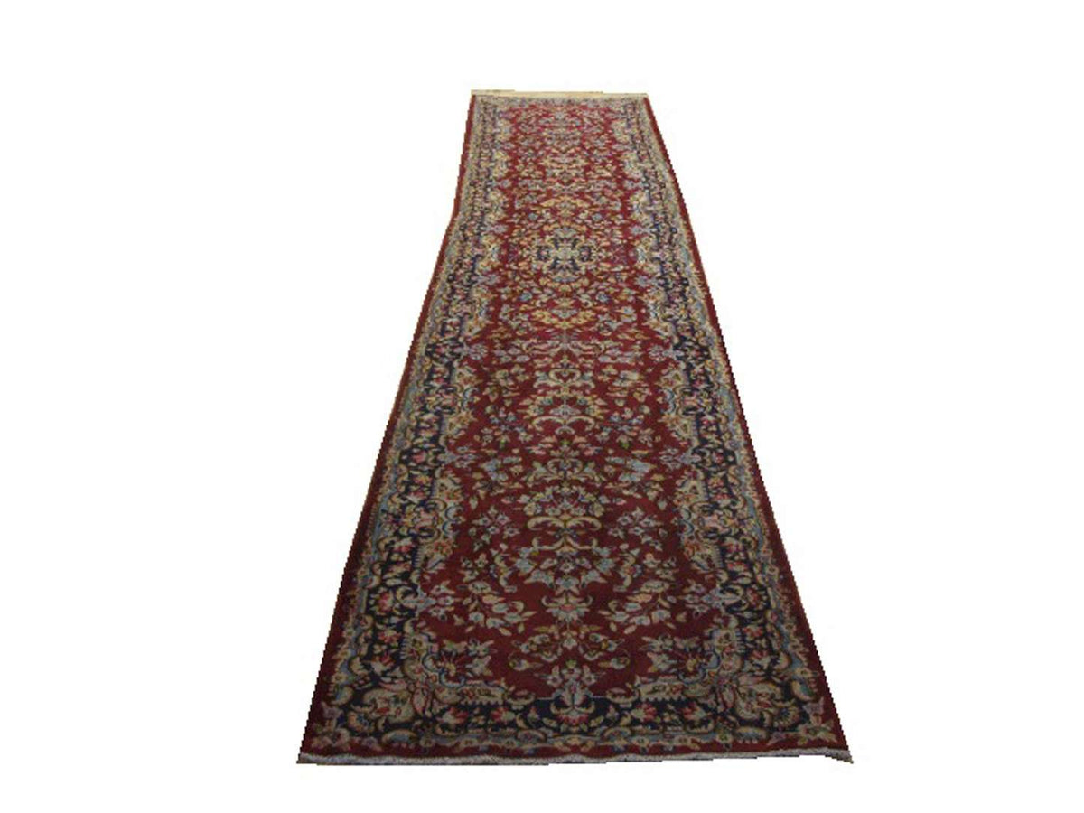 3' 4" x 16' 6" Persian Kerman Runner image 0