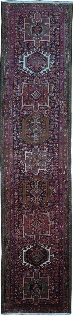 2' 8" x 13' 6" Persian Heriz Runner image 0