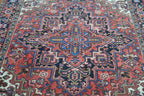 6' 6" x 9' 3" Persian Heriz Rug image 6