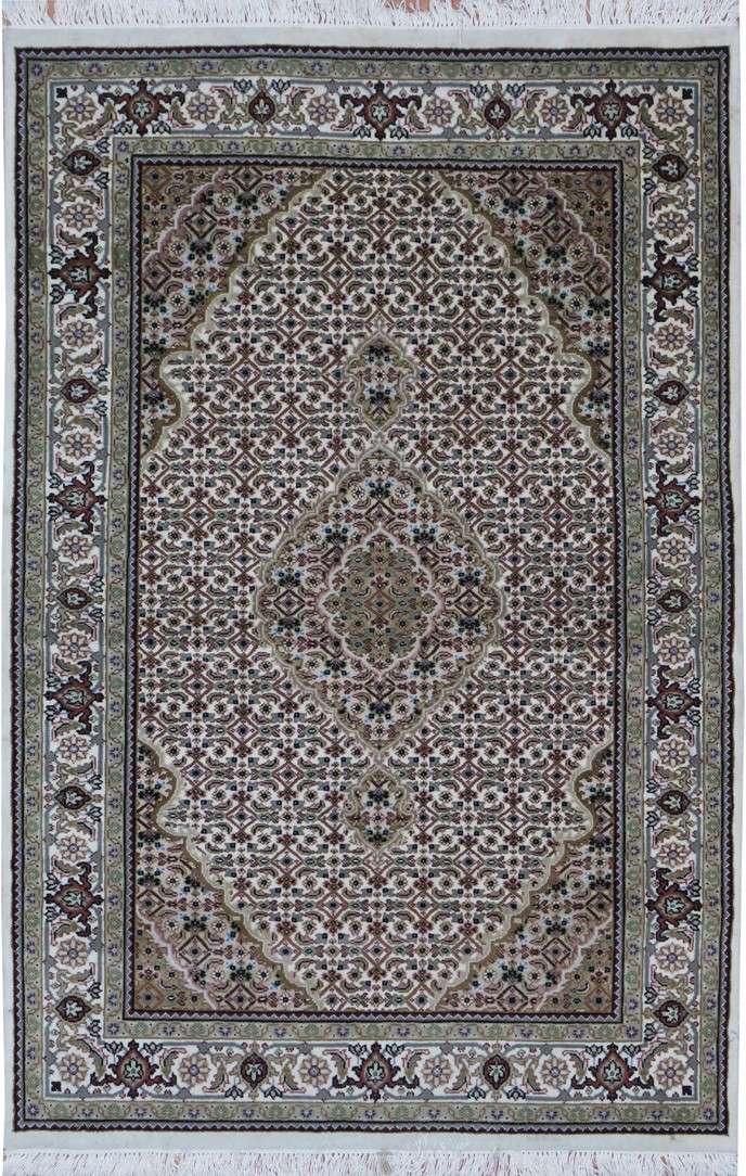 4' 1" x 6' 4" India Tabriz Rug image 0