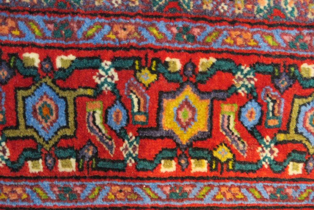 3' 4" x 12' 10" Vintage Sanandaj Runner image 4