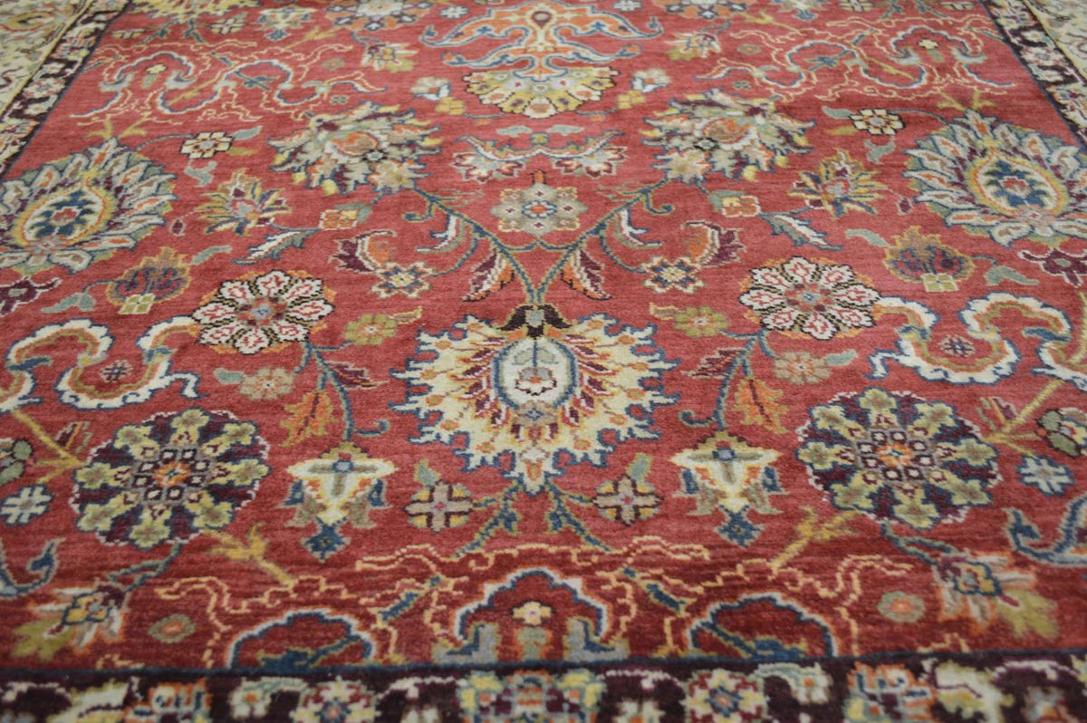 4' 1" x 6' 0" India Agra Rug image 9