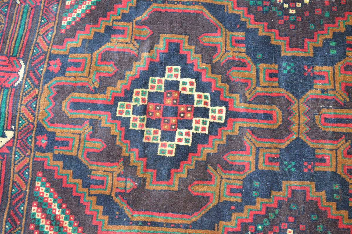 2' 8" x 4' 2" Afghanistan Belouch Rug image 3