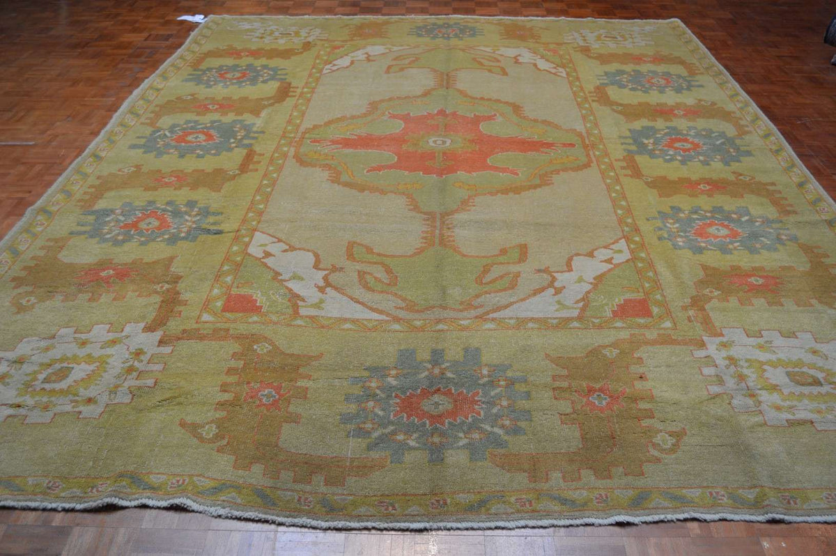 9' 8" x 13' 0" Turkish Oushak Rug image 10