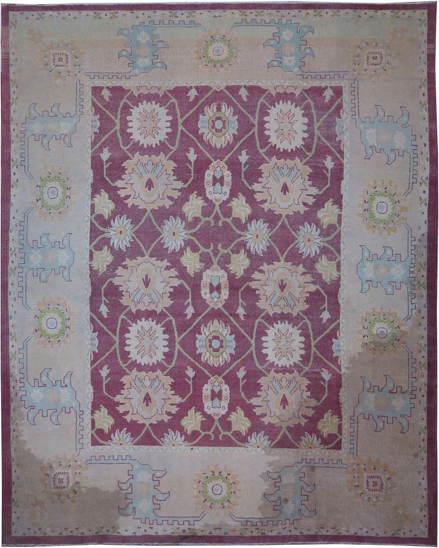 10' 6" x 13' 5" Turkish Oushak Rug image 0