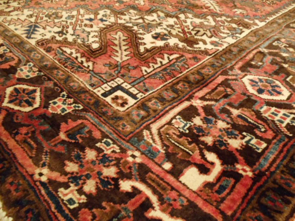 6' 9" x 8' 1" Persian Heriz Rug image 6
