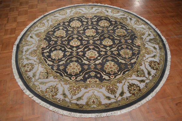 6' 3" x 6' 2" India Jaipur Round Rug image 1