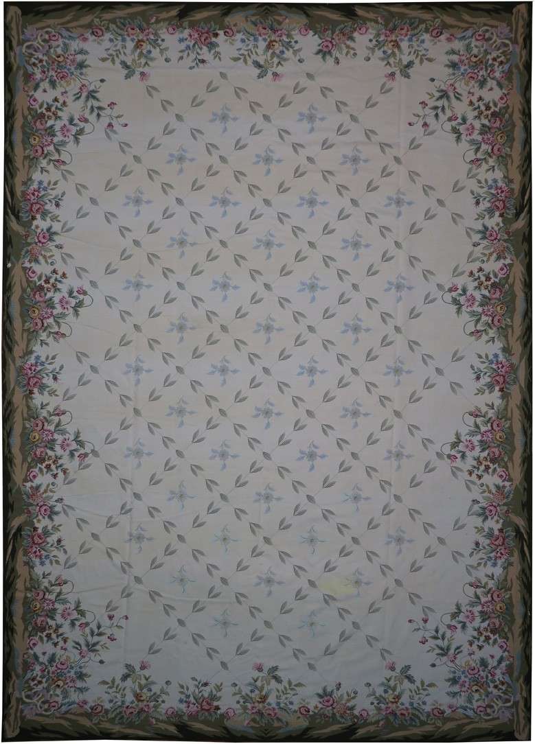 11' 7" x 16' 5" French Needlepoint Rug image 0