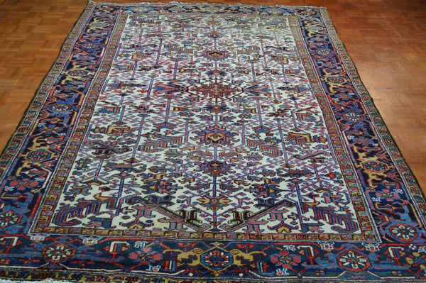 6' 9" x 10' 0" Persian Heriz Rug image 1