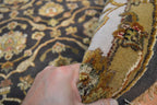 6' 3" x 6' 2" India Jaipur Round Rug image 11