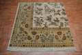 3' 9" x 4' 3" India Agra Rug image 1
