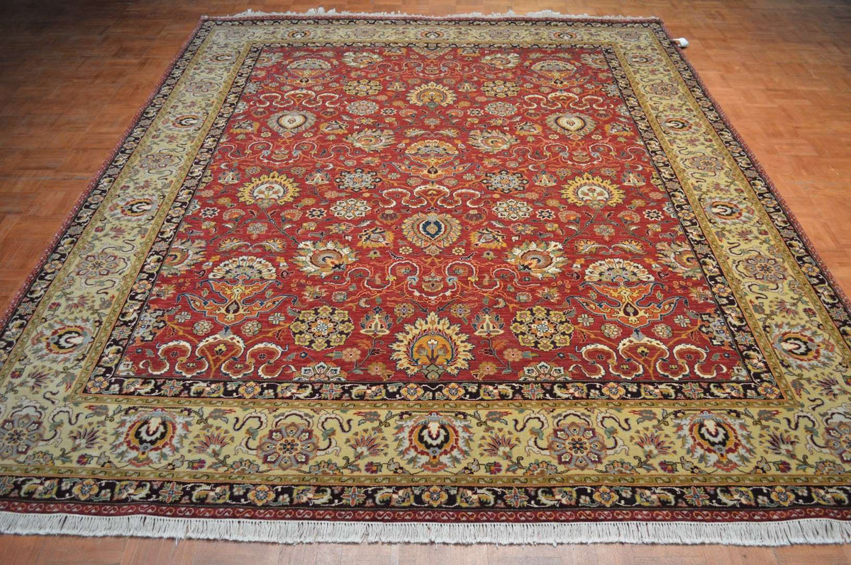 8' 1" x 10' 1" India Agra Rug image 1