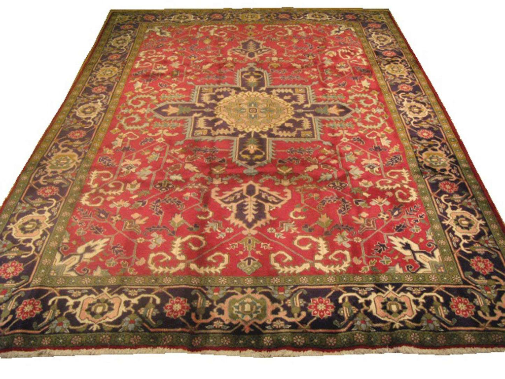 7' 4" x 10' 6" Persian Heriz Rug image 0