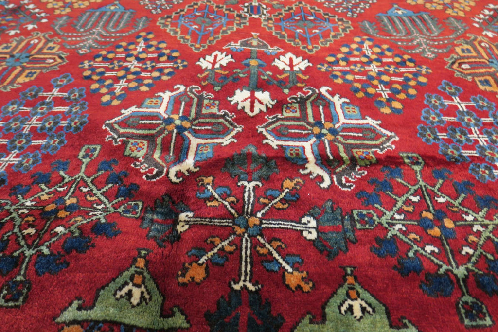 6' 10" x 10' 7" Persian Joshaghan Rug image 3