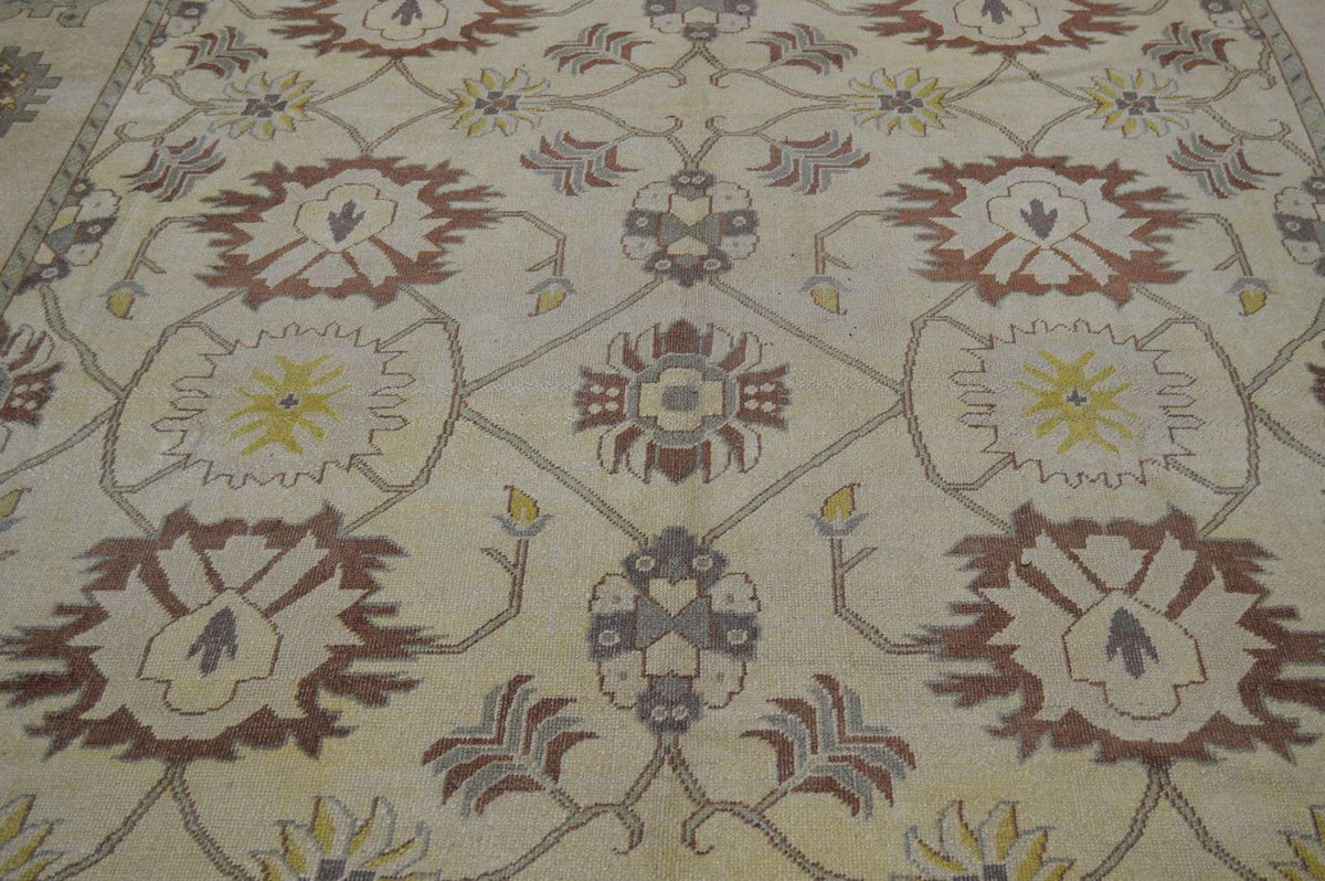 10' 7" x 13' 2" Turkish Oushak Rug image 7