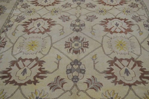 10' 7" x 13' 2" Turkish Oushak Rug image 7