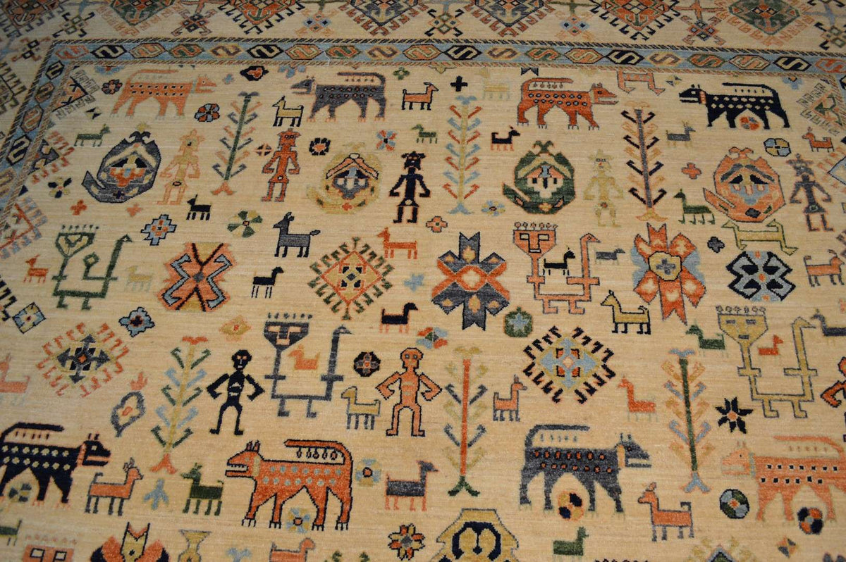10' 0" x 14' 1" Pakistan Chobi Rug image 3