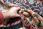 8' 8" x 8' 8" India Tabriz Octagon Rug image 11