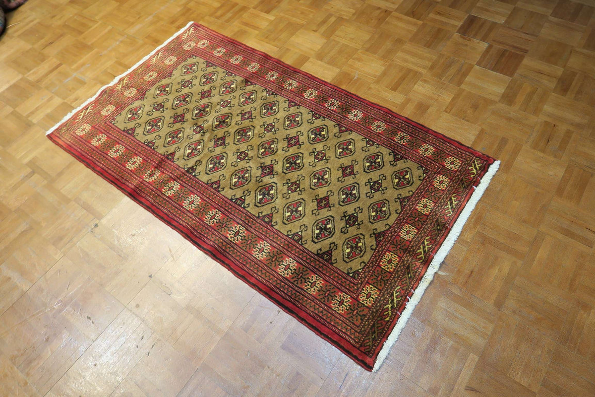 2' 8" x 4' 9" Persian Turkeman Rug image 10