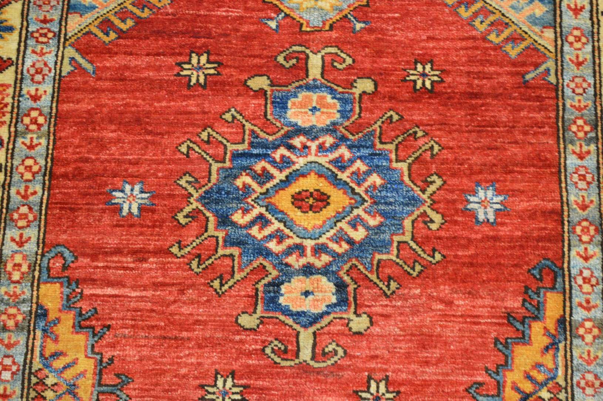 3' 5" x 5' 4" Pakistan Kazak Rug image 2