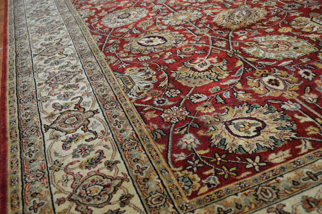 6' 1" x 9' 3" India Agra Rug image 9