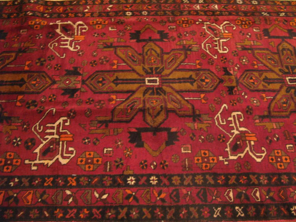 4' 6" x 14' 4" Persian Heriz Runner image 3