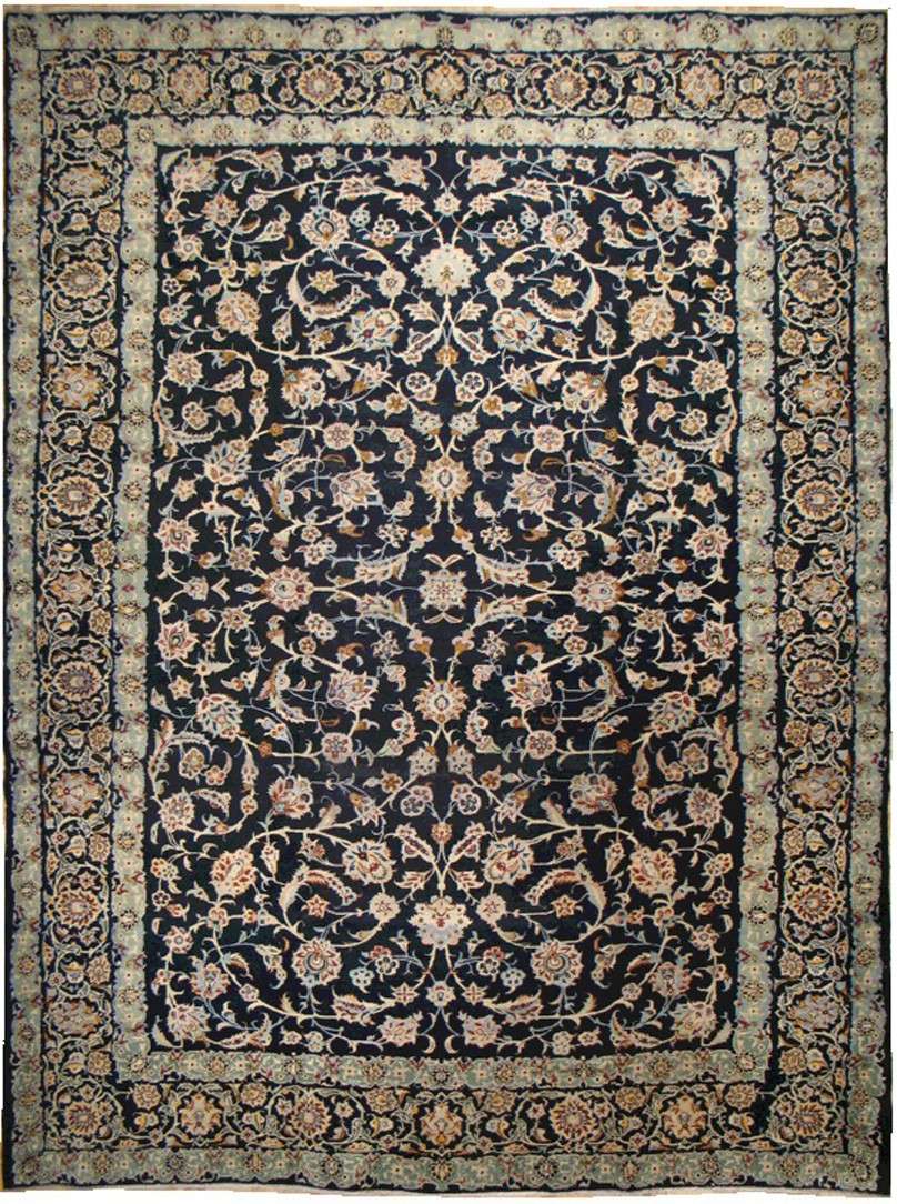 10' 0" x 12' 1" Persian Kashan Rug image 0