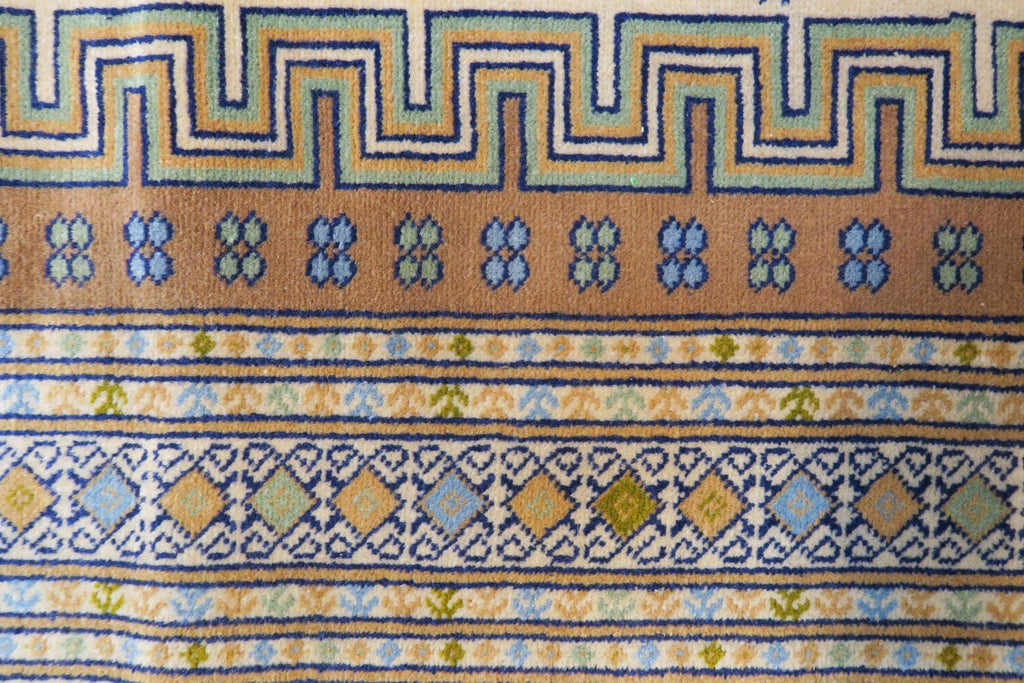 4' 2" x 5' 2" Persian Turkeman Rug image 11