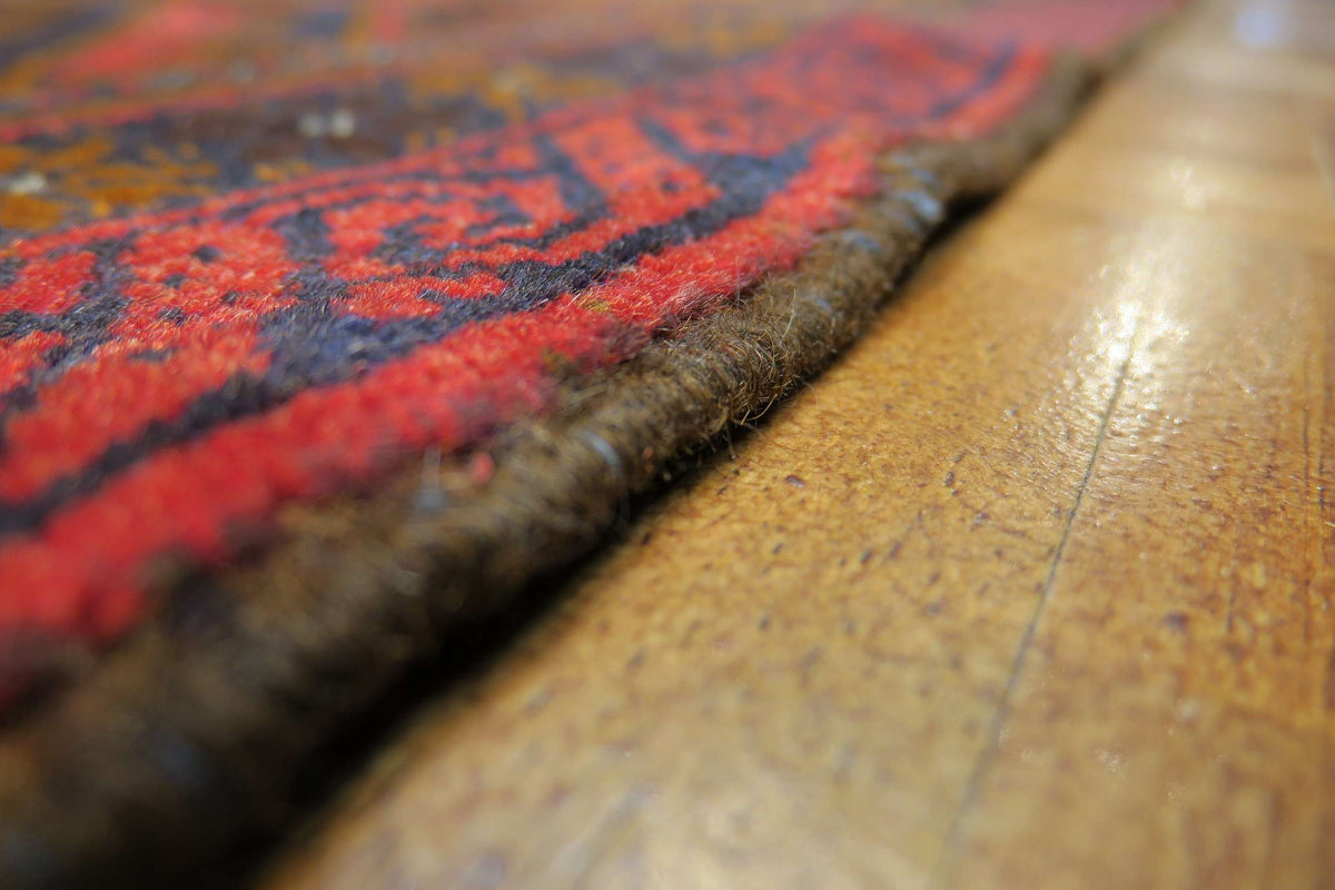 2' 1" x 4' 1" Persian Baluch Rug image 10