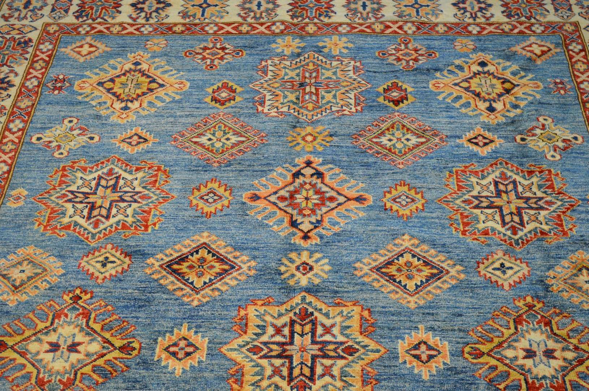 6' 2" x 8' 10" Pakistan Kazak Rug image 11