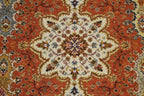 8' 1" x 9' 9" India Agra Rug image 2