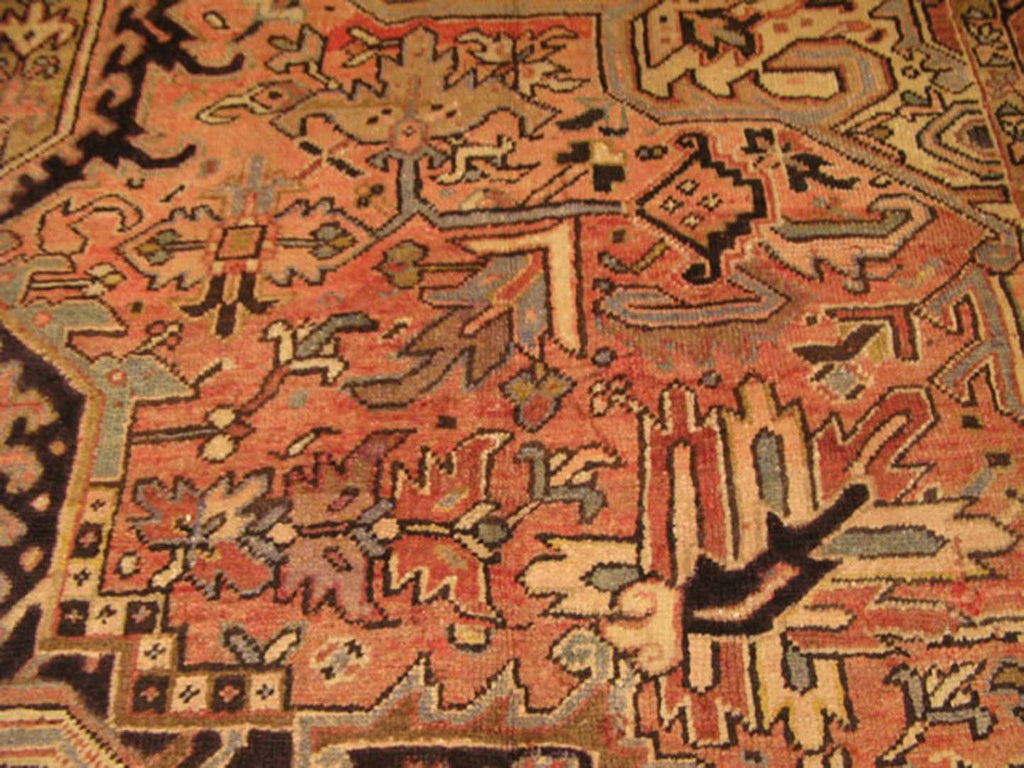 8' 3" x 11' 3" Persian Heriz Rug image 7