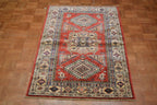 3' 3" x 4' 7" Pakistan Kazak Rug image 1