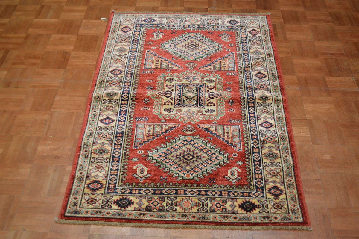 3' 3" x 4' 7" Pakistan Kazak Rug image 1