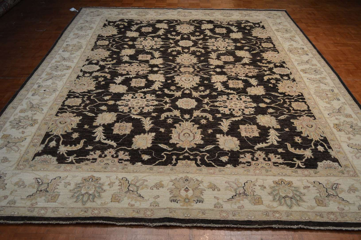 9' 0" x 11' 4" Pakistan Oushak Rug image 12