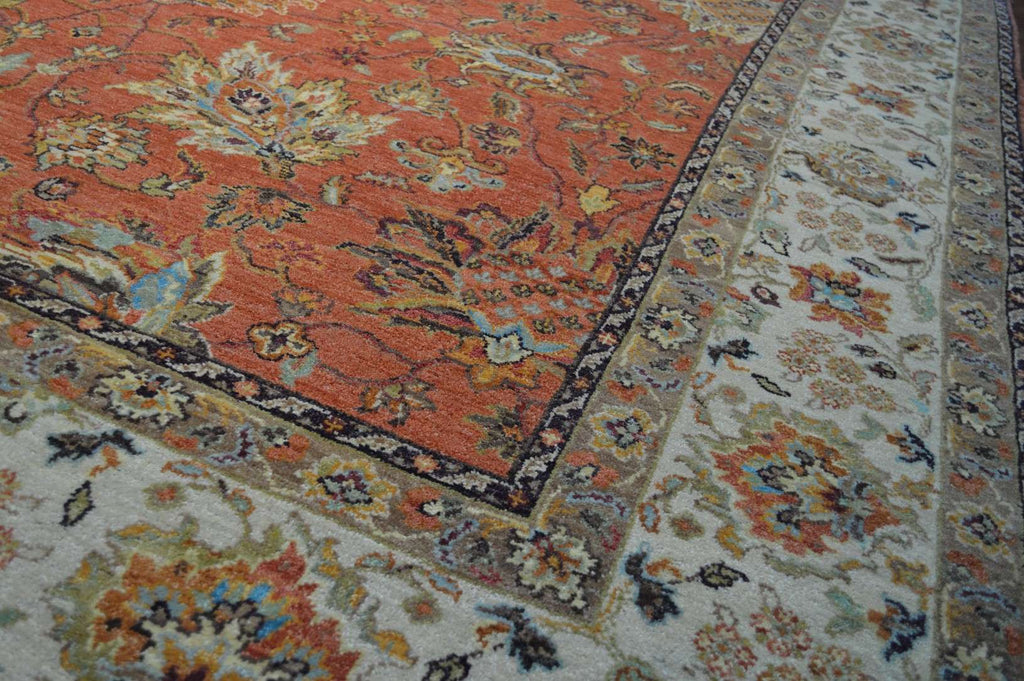 8' 0" x 8' 2" India Sultanabad Square Rug image 4