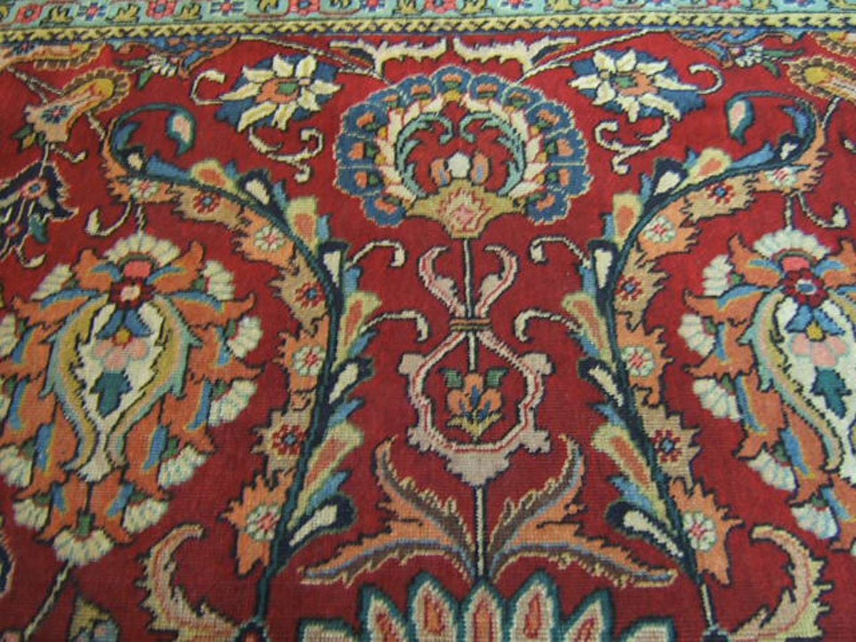 7' 7" x 11' 5" Persian Tabriz Rug image 6