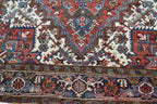 7' 0" x 8' 8" Persian Heriz Rug image 8
