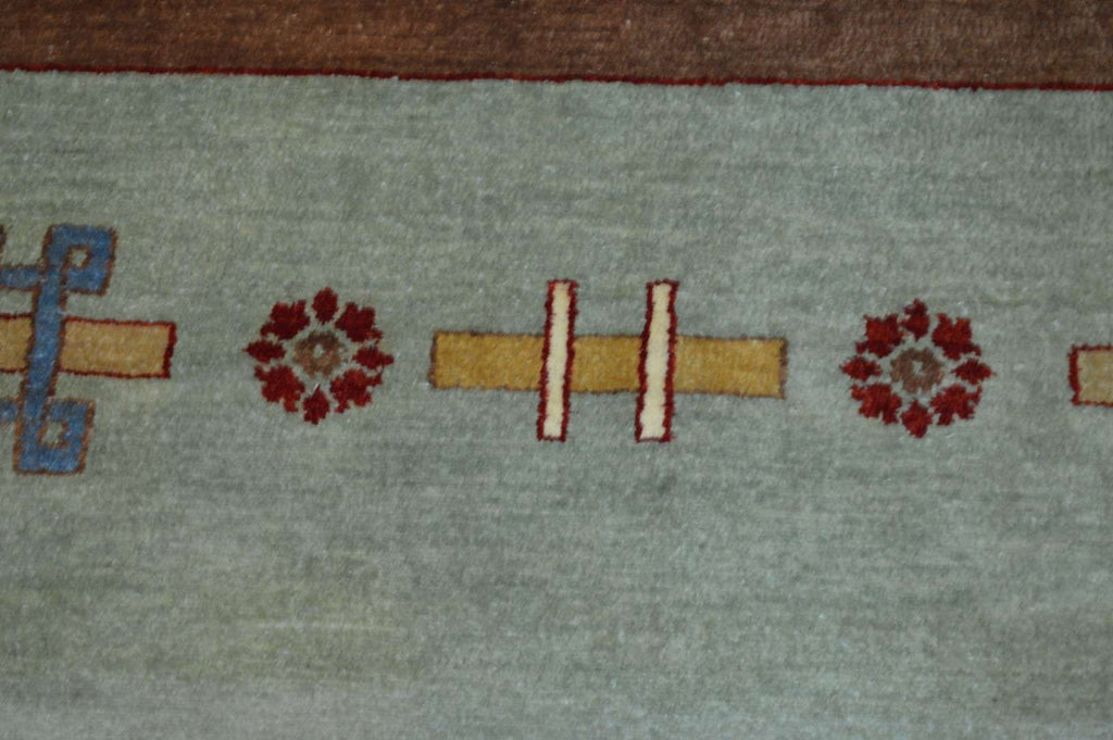 5' 9" x 9' 6" India Gabbeh Rug image 10