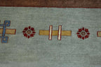 5' 9" x 9' 6" India Gabbeh Rug image 10