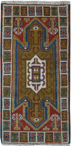 2' 0" x 4' 0" India Kazak Rug image 0
