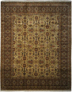 8' 1" x 10' 0" India Agra Rug image 0