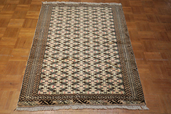 3' 1" x 4' 5" Persian Turkeman Rug image 9