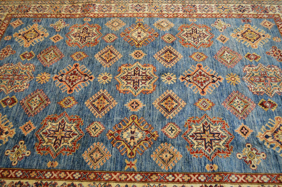 6' 2" x 8' 10" Pakistan Kazak Rug image 1