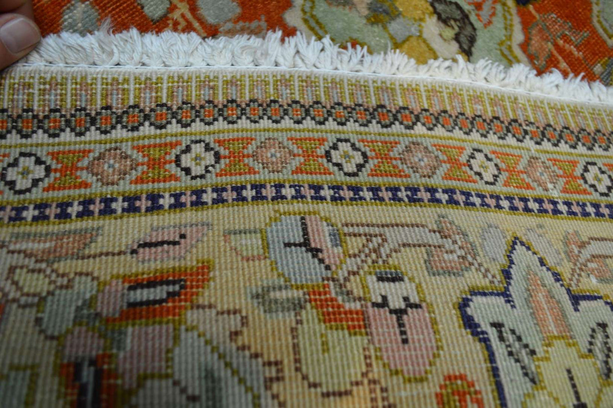 4' 8" x 6' 4" Persian Tabriz Rug image 12