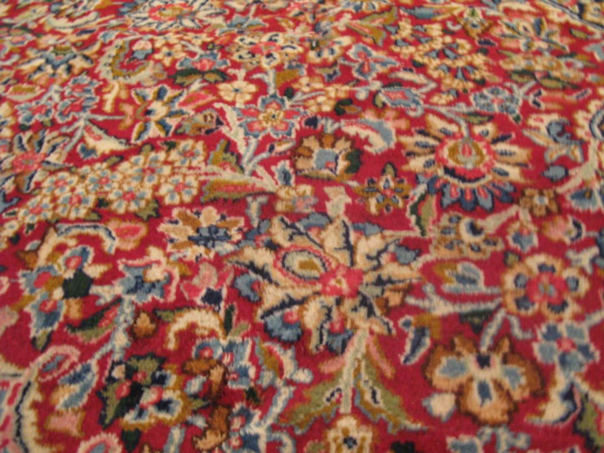 9' 2" x 11' 1" Persian Kerman Rug image 6